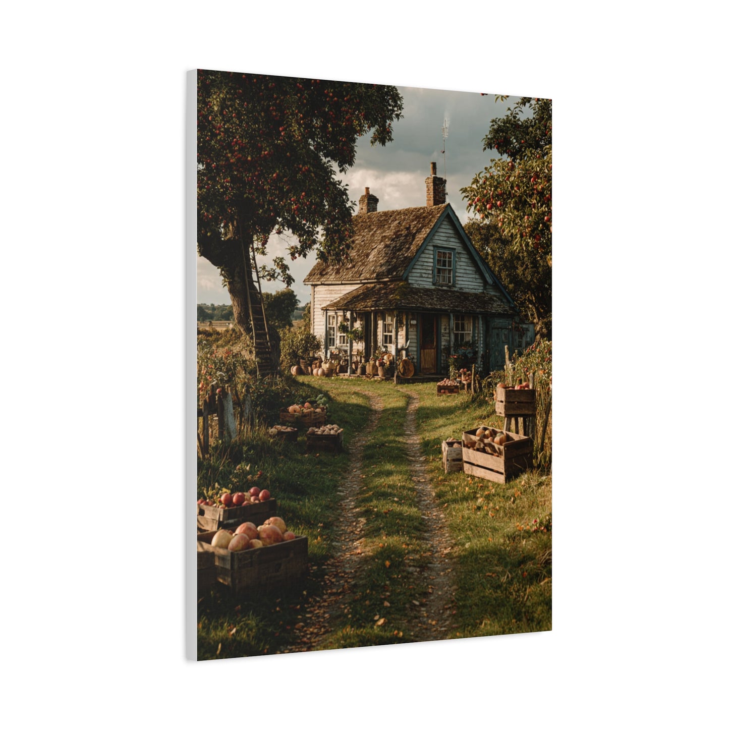 Autumn Orchard Farmhouse Harvest Wall Art & Canvas Print