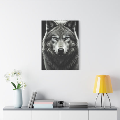 Arctic Wolf Intense Portrait Wall Art & Canvas Prints