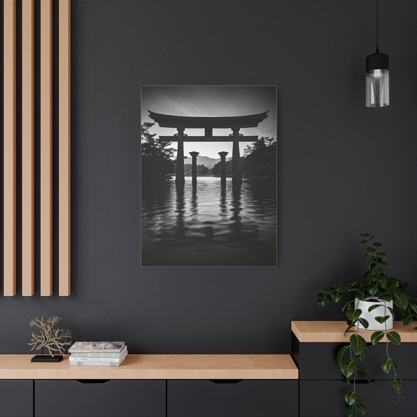 Torii Gate Reflection Serenity Wall Art & Canvas Prints