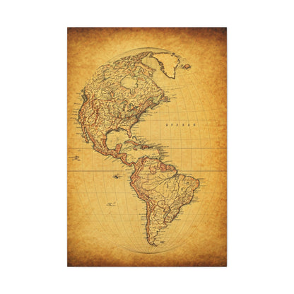 Nautical Ship Map Antique Wall Art & Canvas Prints