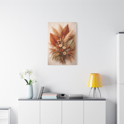 Boho Dried Botanical Arrangement Wall Art & Canvas Print