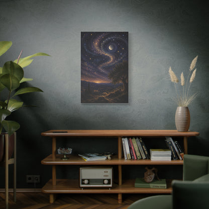 Psalm 8 Celestial Wonder Scripture Wall Art & Canvas Print