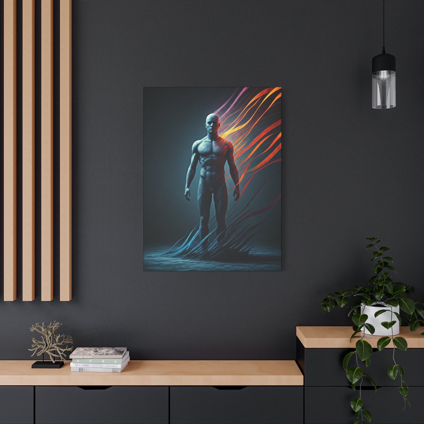 Energy Form Human Figure Wall Art & Canvas Prints