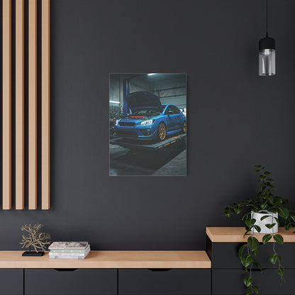 Subaru WRX STI Performance Workshop Scene Wall Art & Canvas Prints