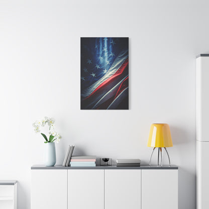 Lightning Freedom Flag Power Wall Art & Canvas Prints