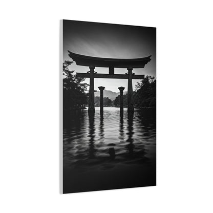 Torii Gate Reflection Serenity Wall Art & Canvas Prints