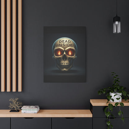 Dead Inside Inferno Skull Wall Art & Canvas Print