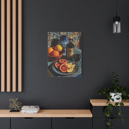 Italian Citrus & Majolica Still Life Wall Art & Canvas Print