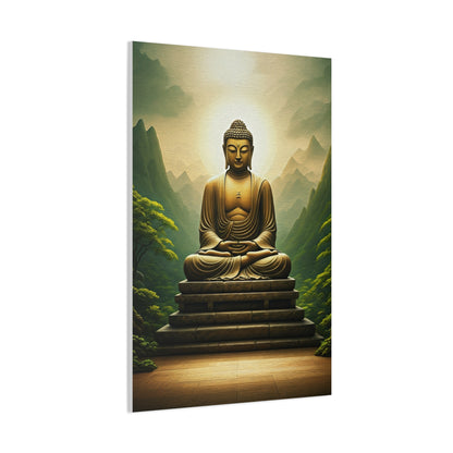 Sacred Mountain Buddha Serenity Wall Art & Canvas Prints