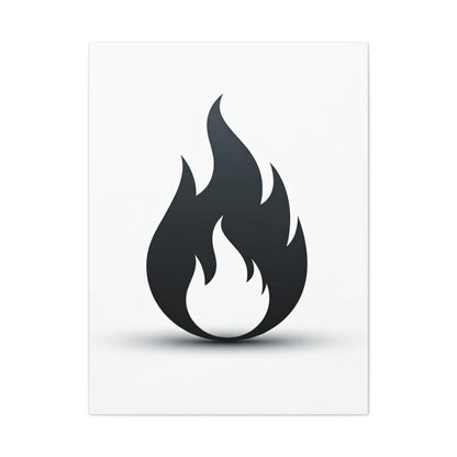 Minimal Flame Wall Art & Canvas Prints