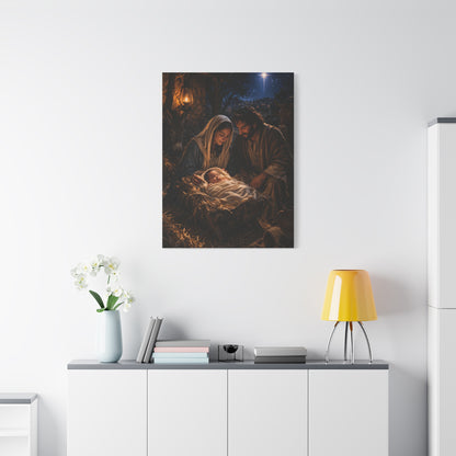Nativity of Christ Holy Night Wall Art & Canvas Print
