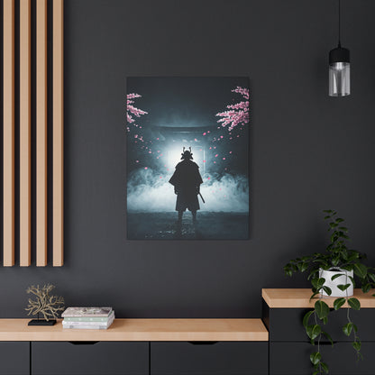 Samurai at the Torii Gate Wall Art & Canvas Prints