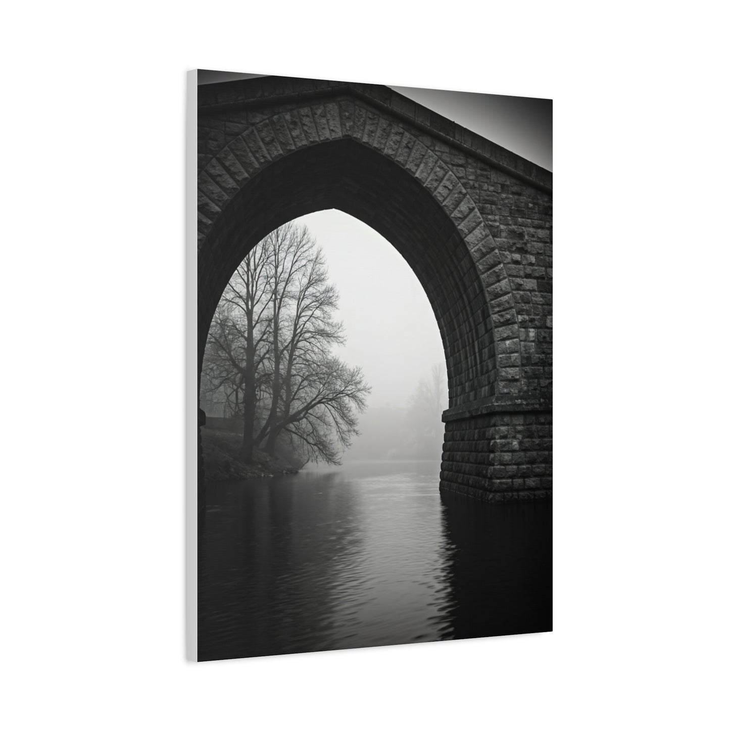 Misty Archway Bridge Scene Wall Art & Canvas Prints