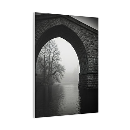 Misty Archway Bridge Scene Wall Art & Canvas Prints