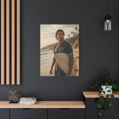 Coastal Surf Lifestyle Portrait Wall Art & Canvas Print