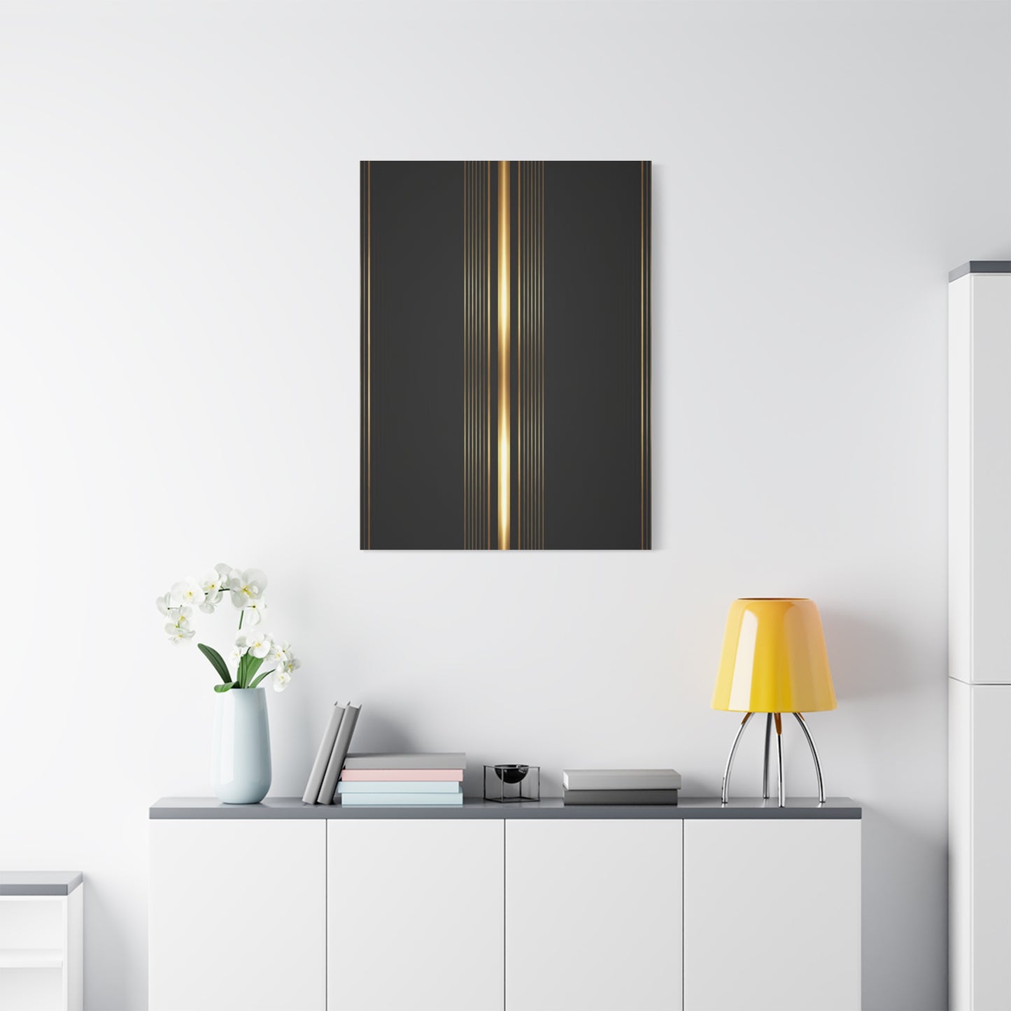 Golden Light Axis Minimal Wall Art & Canvas Prints