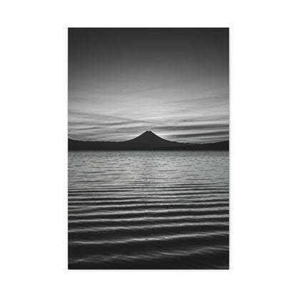 Serene Horizon Mountain Reflection Wall Art & Canvas Prints