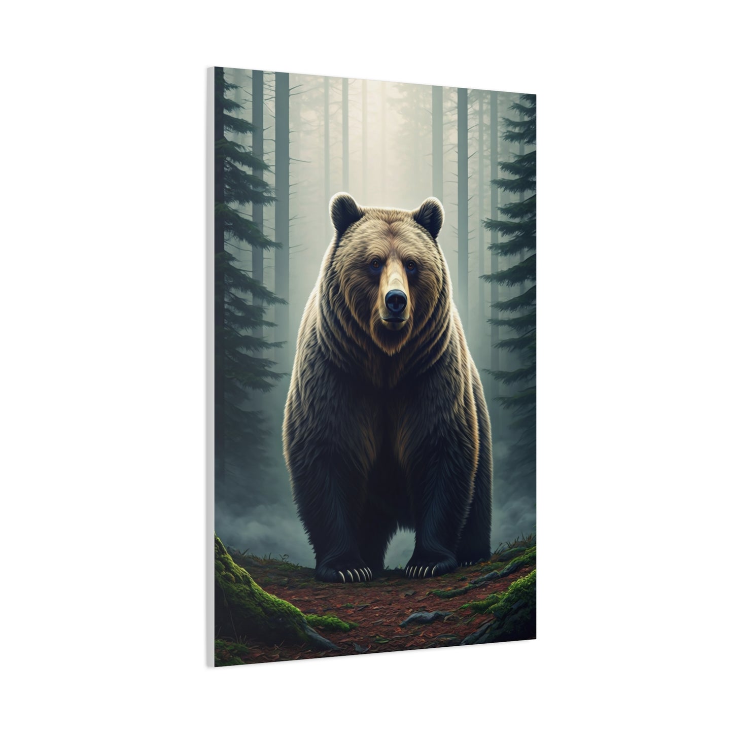 Majestic Forest Grizzly Bear Wall Art & Canvas Prints