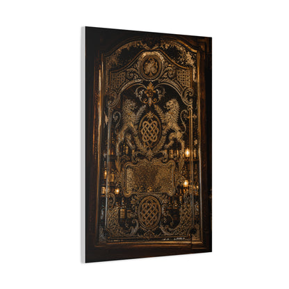 Victorian Ornate Bar Mirror Wall Art & Canvas Print