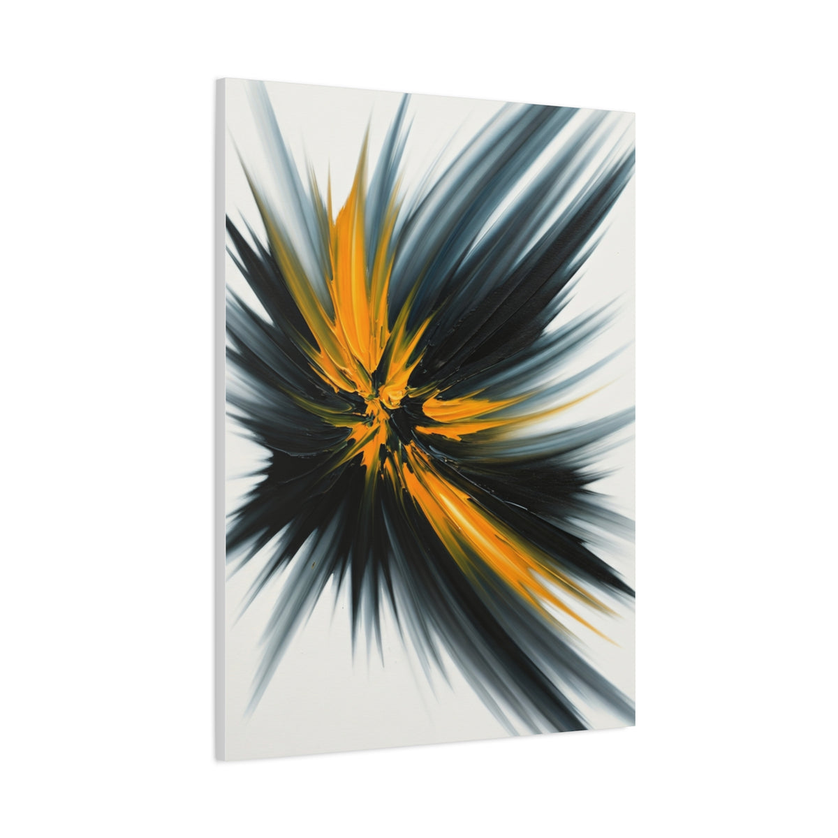Golden Impact Burst Wall Art & Canvas Prints