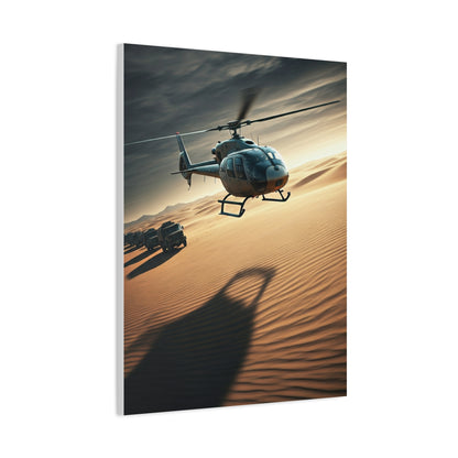 Desert Helicopter Expedition Wall Art & Canvas Prints