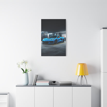 Chevrolet Corvette C8 Z06 Paddock Night Scene Wall Art & Canvas Prints