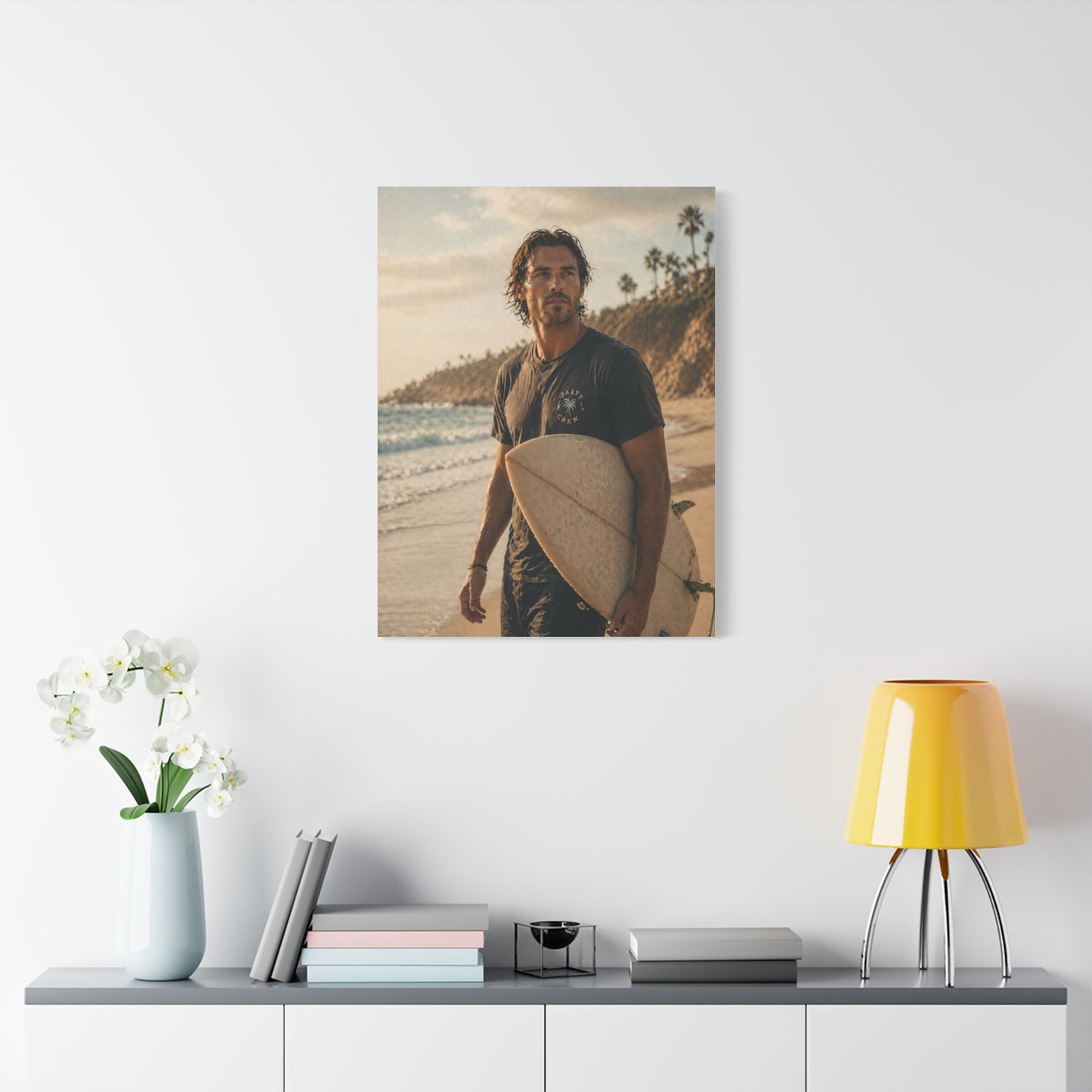 Coastal Surf Lifestyle Portrait Wall Art & Canvas Print