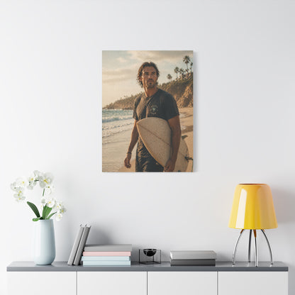 Coastal Surf Lifestyle Portrait Wall Art & Canvas Print