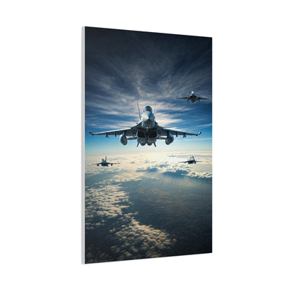 Skyborn Jet Through Cloud Kingdom Wall Art & Canvas Prints