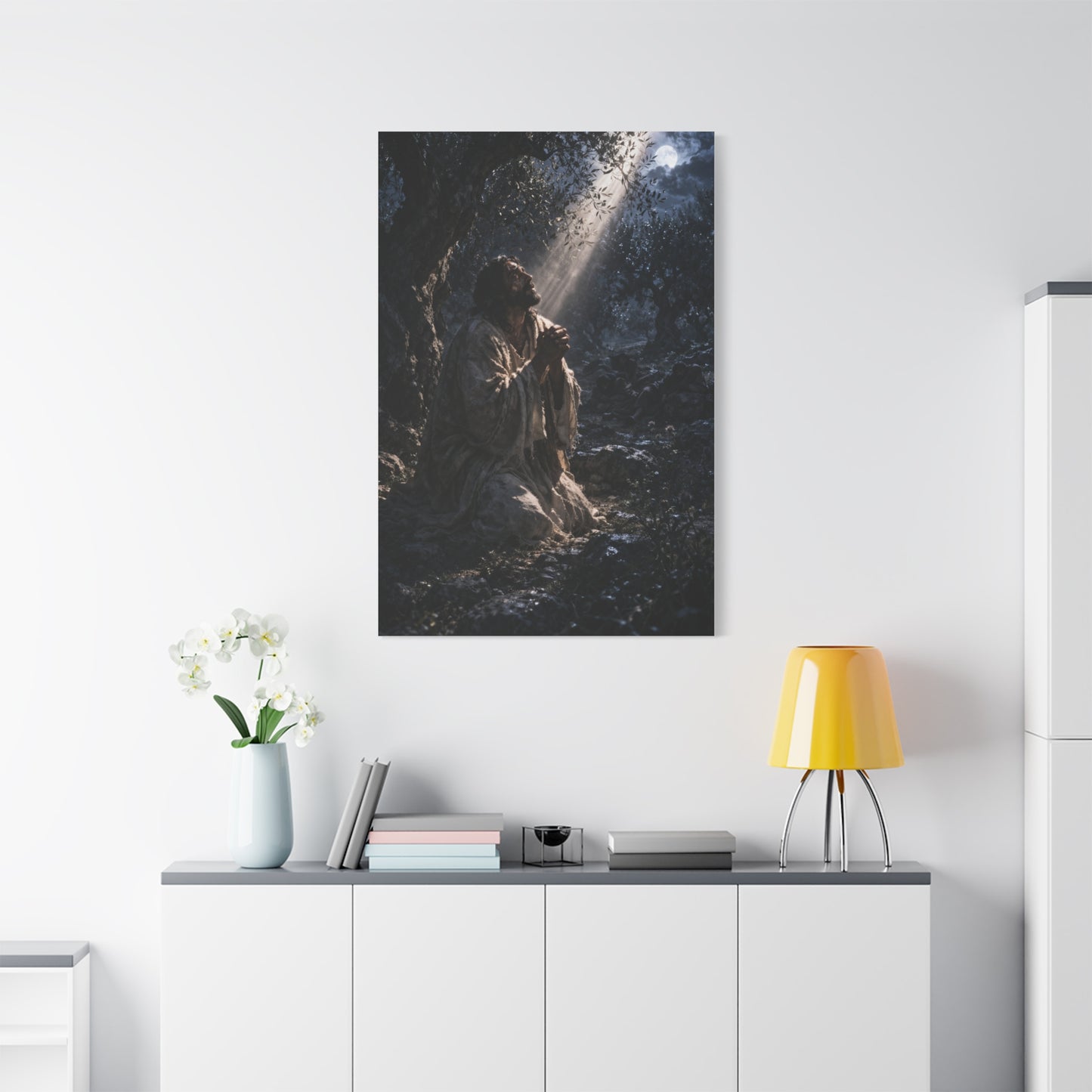 Agony in Gethsemane Night Prayer Wall Art & Canvas Print