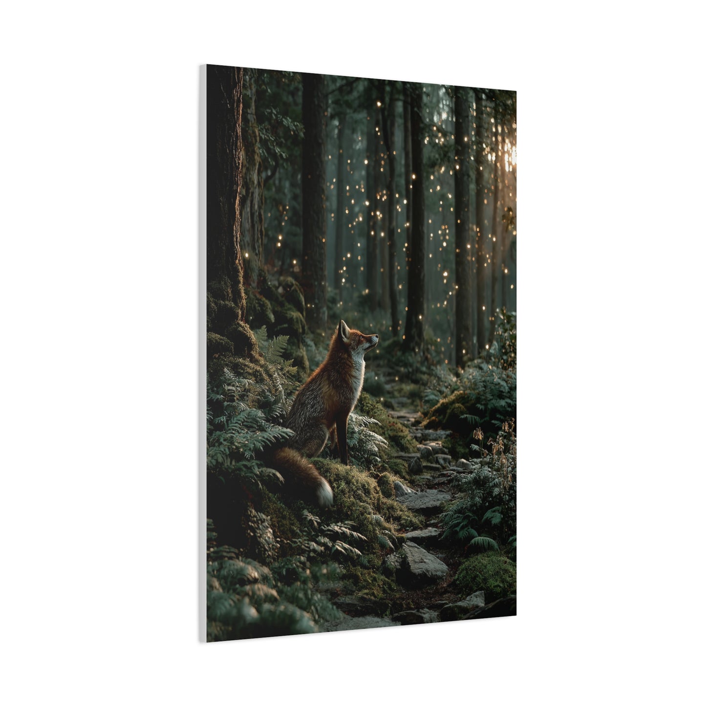 Enchanted Forest Fox Wall Art & Canvas Print