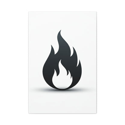 Minimal Flame Wall Art & Canvas Prints