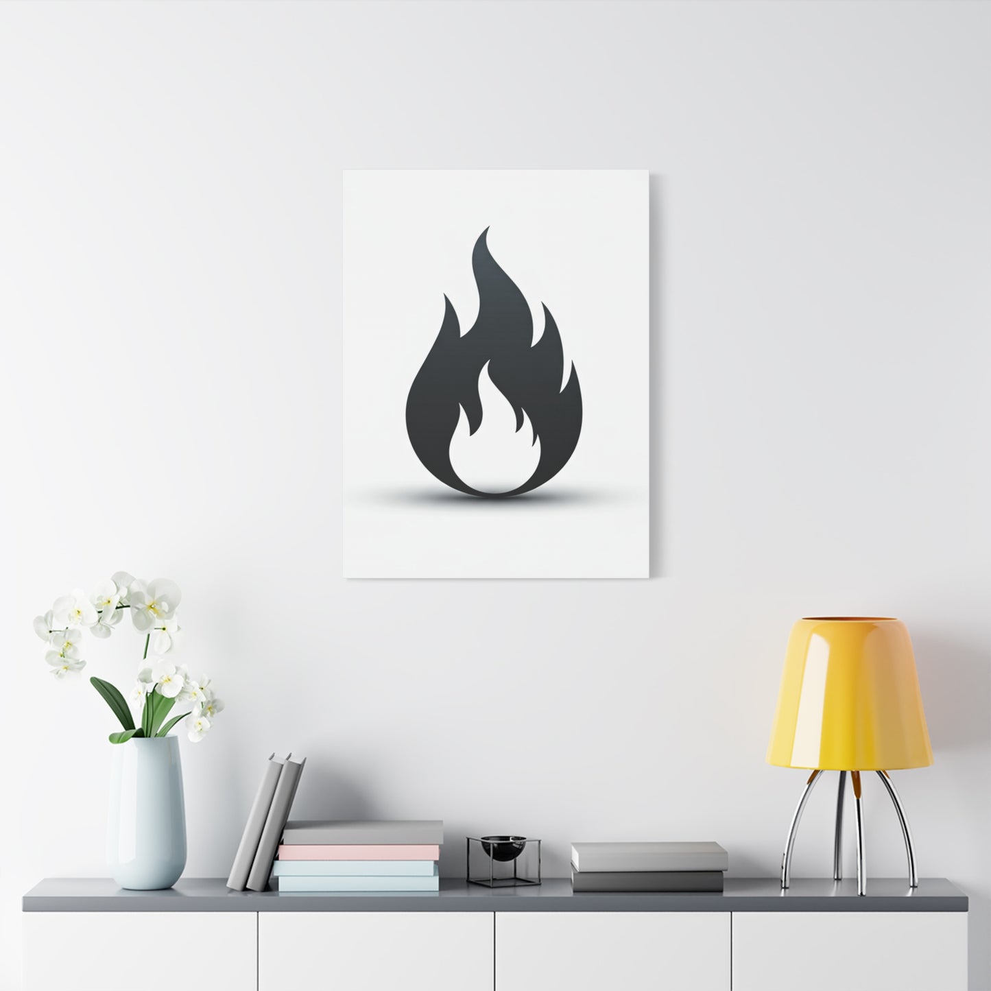 Minimal Flame Wall Art & Canvas Prints