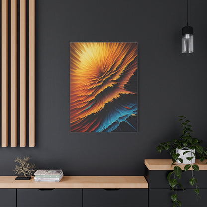 Radiant Burst Spectrum Abstract Wall Art & Canvas Prints
