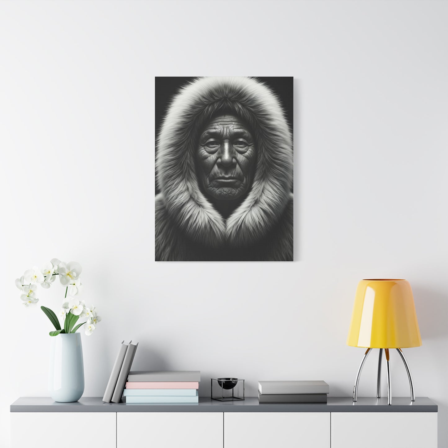 Wisdom of the Ancestors Black & White Portrait Wall Art & Canvas Prints