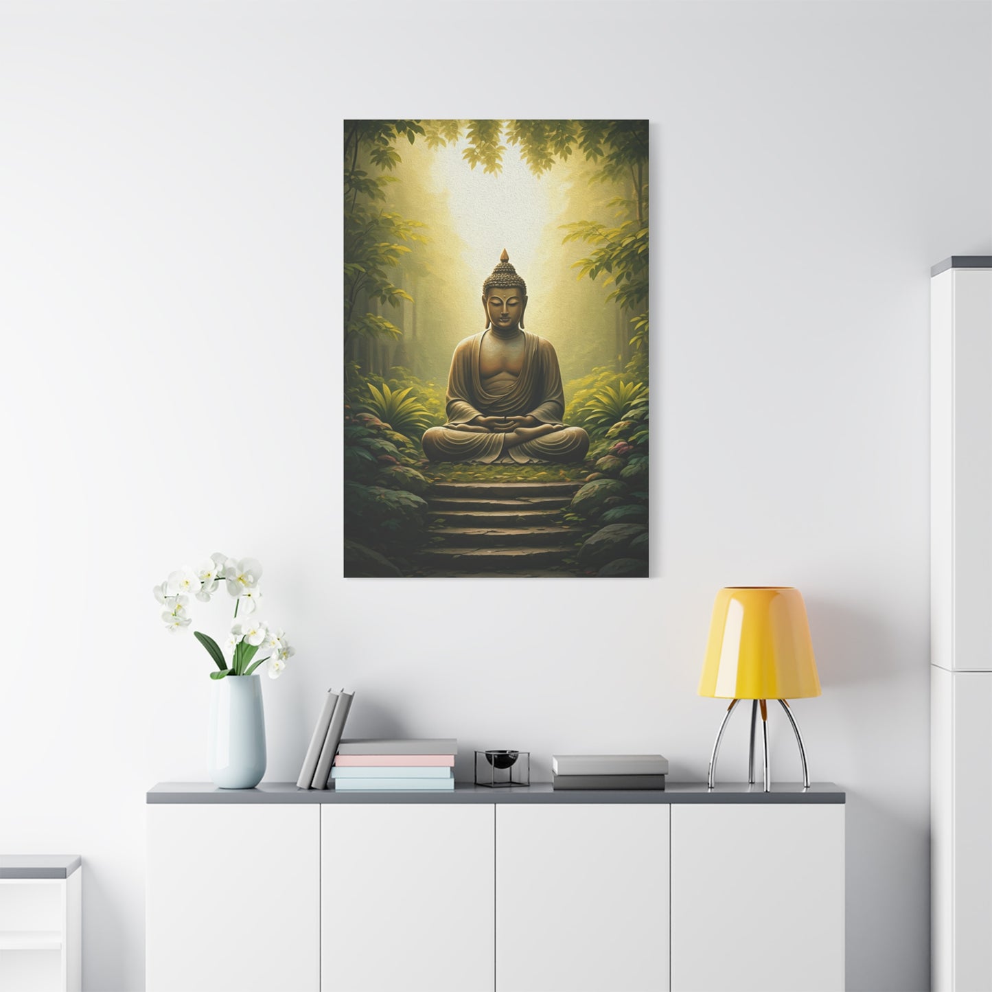 Forest Meditation Buddha Sanctuary Wall Art & Canvas Prints