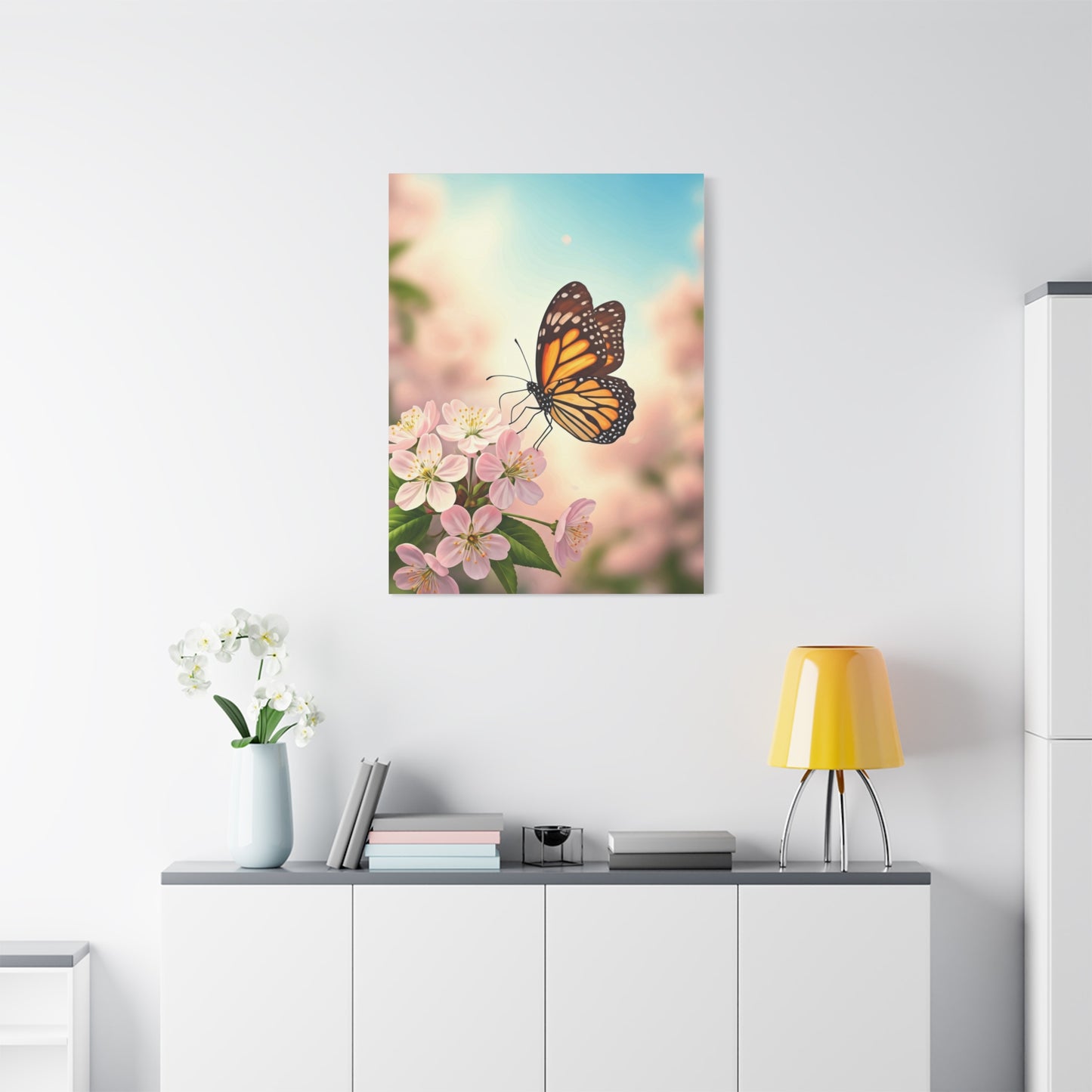 Spring Blossom Butterfly Wall Art & Canvas Prints