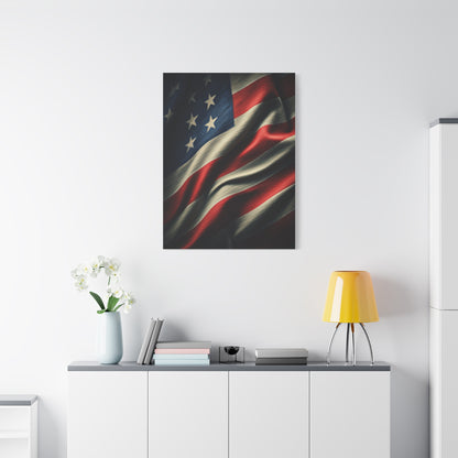 Classic Waving Stars and Stripes Wall Art & Canvas Prints