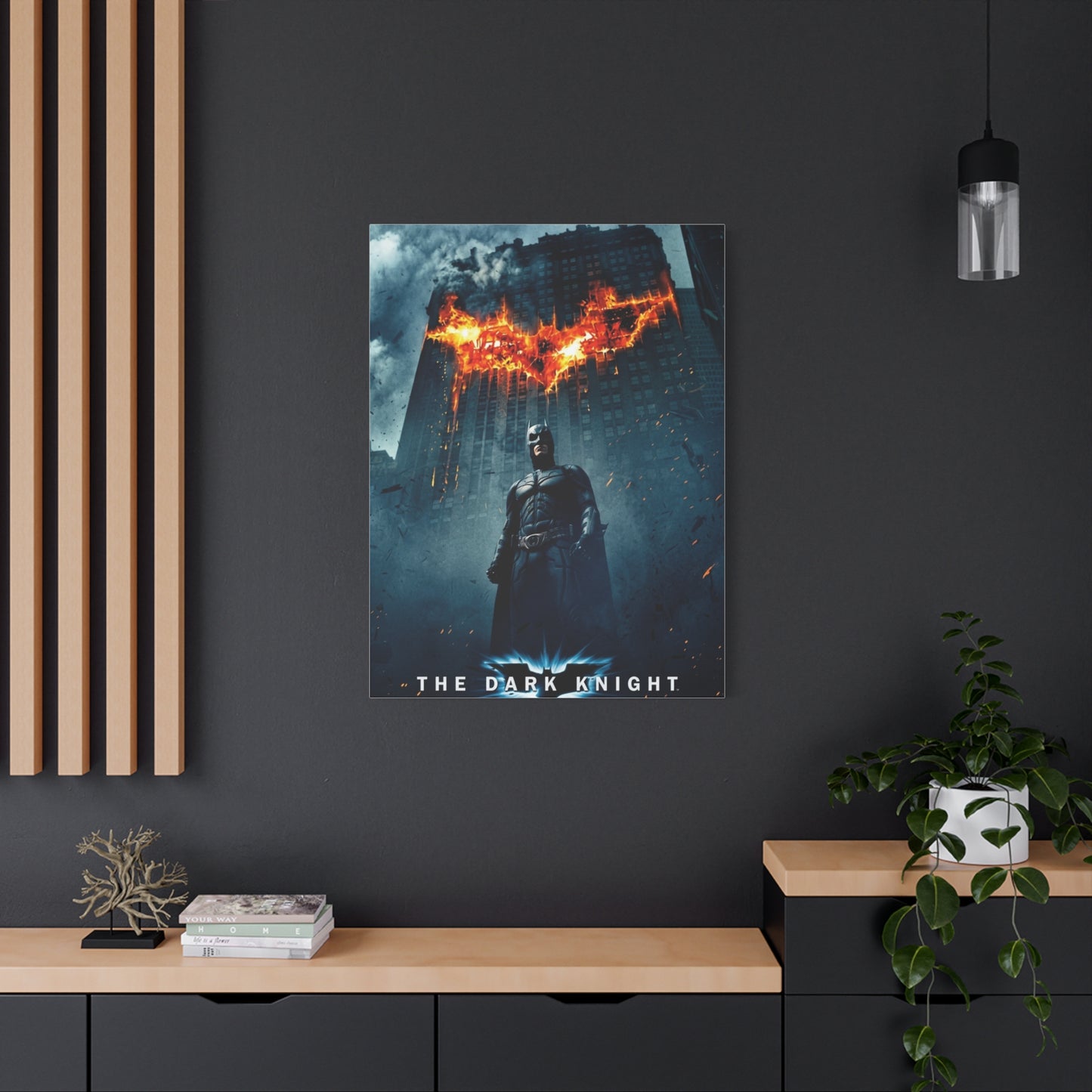 The Dark Knight Batman Movie Poster Wall Art & Canvas Print