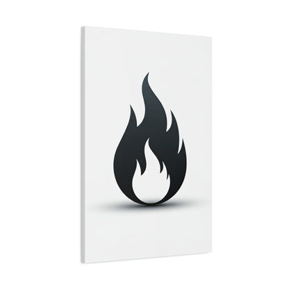 Minimal Flame Wall Art & Canvas Prints
