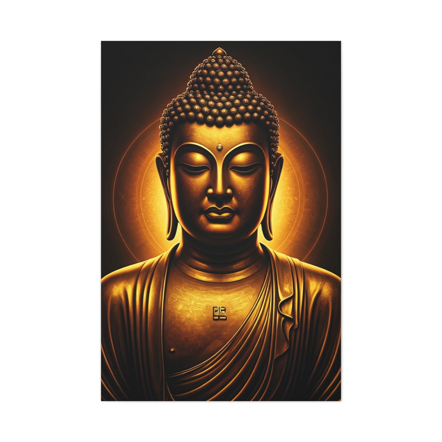 Radiant Halo Enlightenment Buddha Wall Art & Canvas Prints