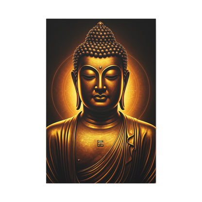 Radiant Halo Enlightenment Buddha Wall Art & Canvas Prints