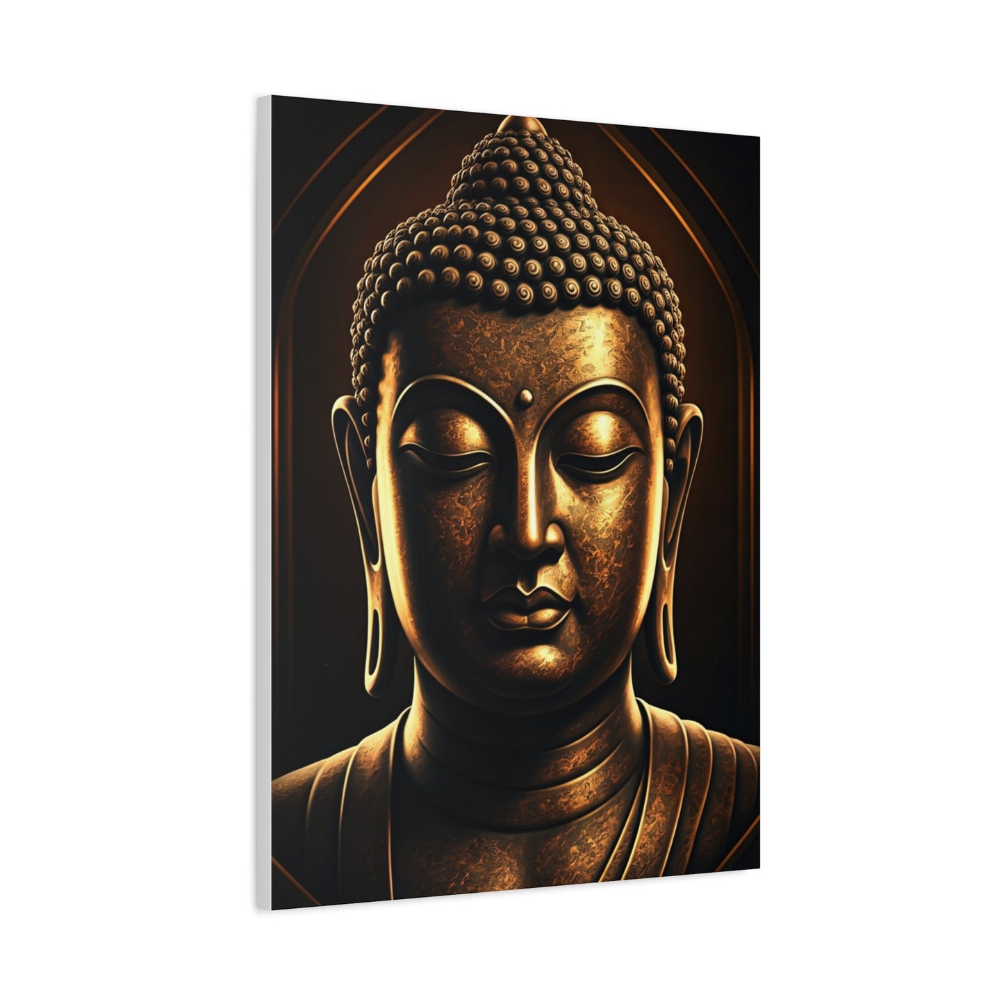 Classic Enlightened Buddha Close-Up Wall Art & Canvas Prints