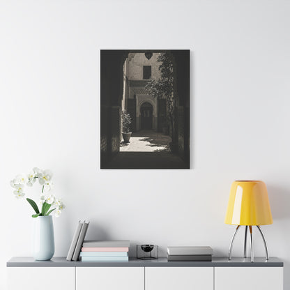 Moorish Courtyard Archway Light Wall Art & Canvas Prints