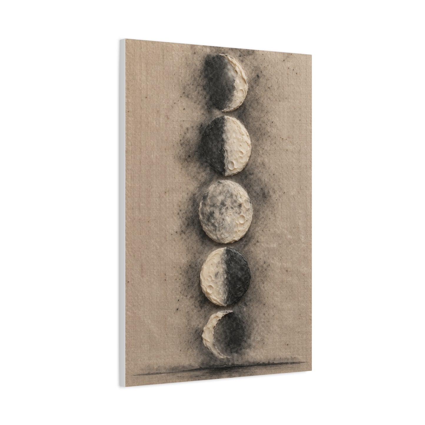 Lunar Phases Minimal Composition Wall Art & Canvas Print