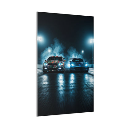 Chevrolet SS Twin-Turbo vs Dodge Viper ACR Drag Showdown Wall Art & Canvas Prints