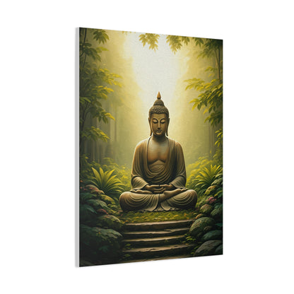 Forest Meditation Buddha Sanctuary Wall Art & Canvas Prints