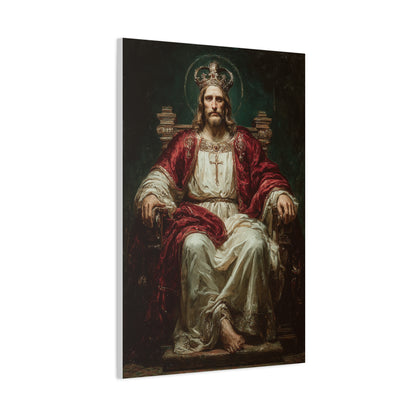 Christ the King Throne Portrait Wall Art & Canvas Print