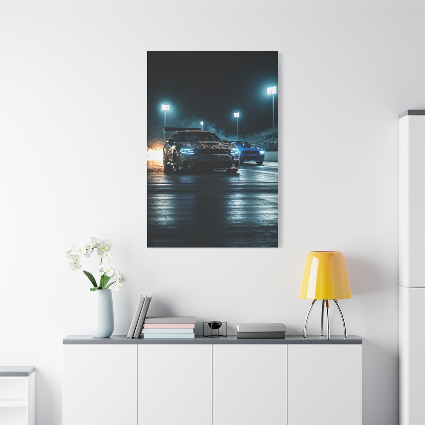 Hellcat Inferno Launch – Mustang Mach 1 Under Pressure Wall Art & Canvas Prints
