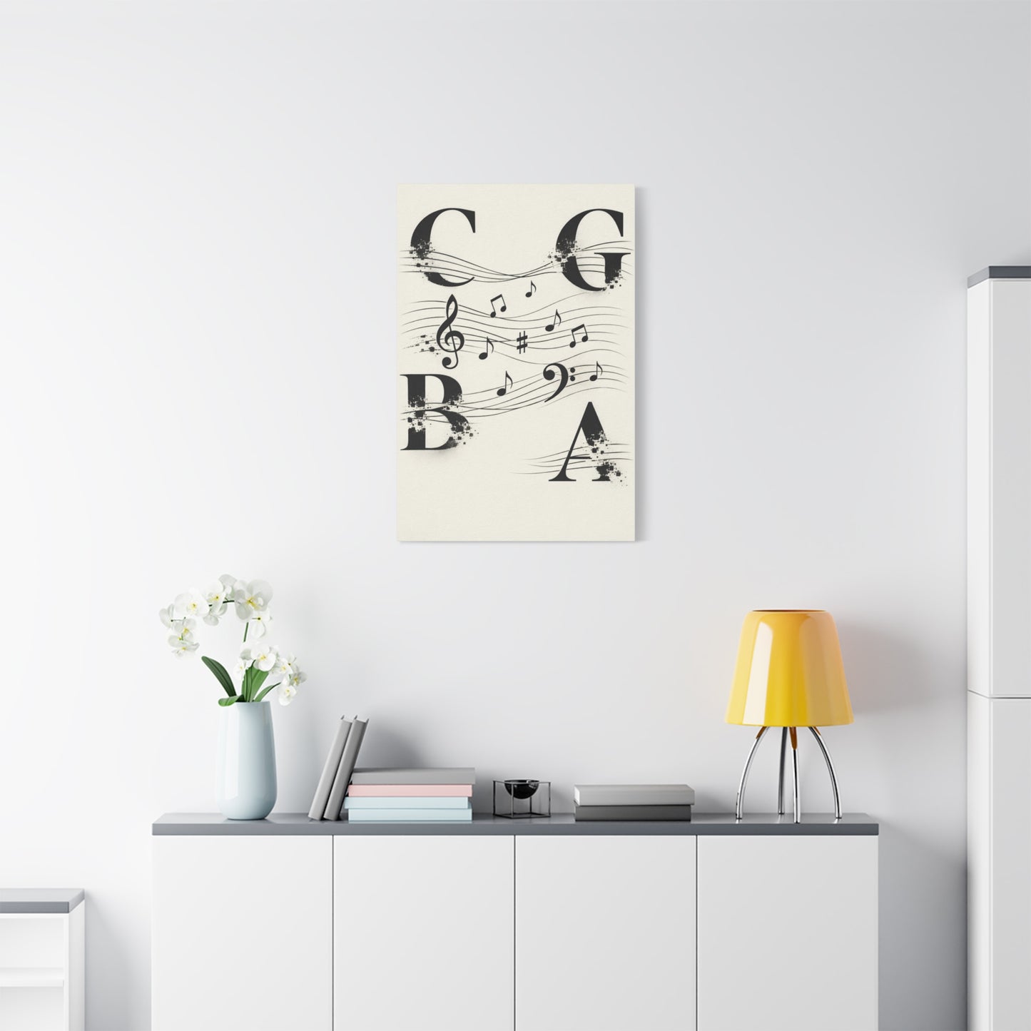 Minimal Music Typography Expression Wall Art & Canvas Print